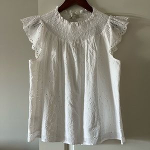 LOFT lace blouse size M